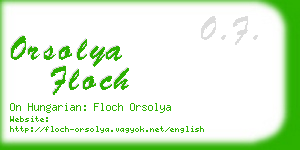 orsolya floch business card